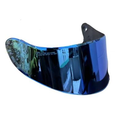 Imagem de Viseira Mormaii Azul Dourado M1 Tiger Classic Origin Echo, Azul