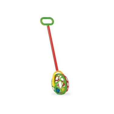 Imagem de Brinquedo Infantil De Empurrar Gira-gira Colorido Para Bebe - Divplast