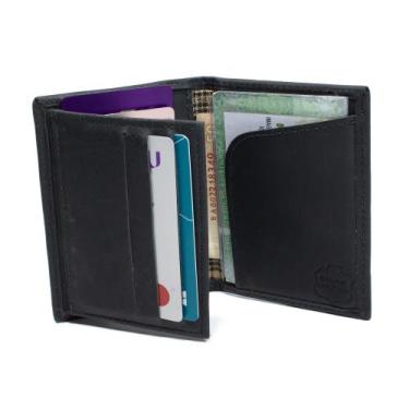 Imagem de Carteira Masculina Porta Cartão CNH Young Em Couro Envio Imediato - Us