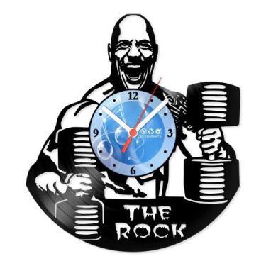 Imagem de Relógio De Parede Disco Vinil Celebridades - The Rock - VCE-008 - Mode