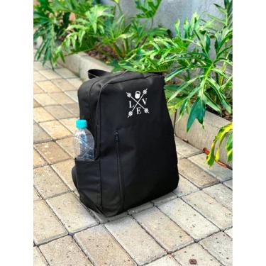 Imagem de Mochila Nylon Bolso Vertical LOVE ACADEMIA Estampada Personalizada Res