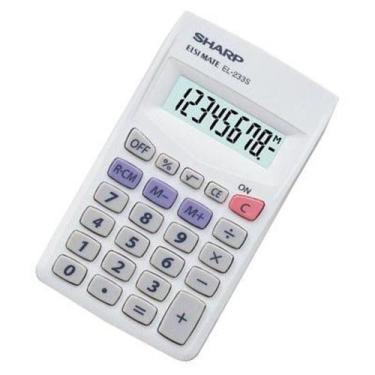 Imagem de Calculadora Sharp EL-233SB 8 Digitos Branco