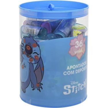 Imagem de Apontador com Depósito STITCH - 4 Modelos - Pote com 36 Unidades - Mol