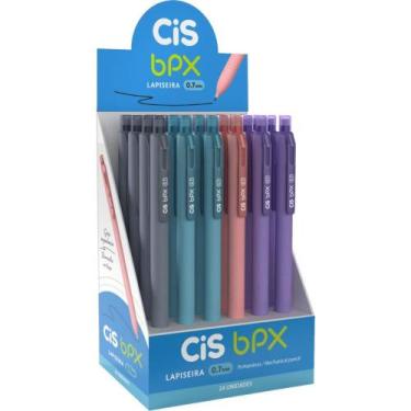 Imagem de Lapiseira 0.7MM CIS BPX GRIP 4 Cores - Pacote com 24 Unidades - Sertic