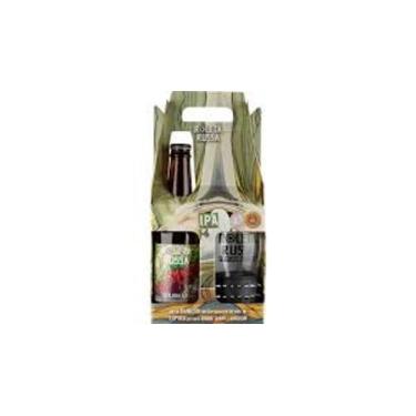 Imagem de Cerveja Roleta Russa - Kit c/ 1 un. De 355 ml + Copo + Pulseira, 355ml