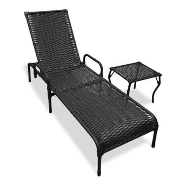 Imagem de Kit 1 Cadeira Fibra Sintética Regulável Catar + Mesa - MRD DECORA INDU