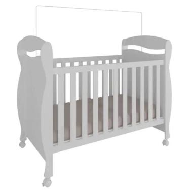 Imagem de Berço Peroba Junior Americano Branco Vira Mini Cama Infantil
