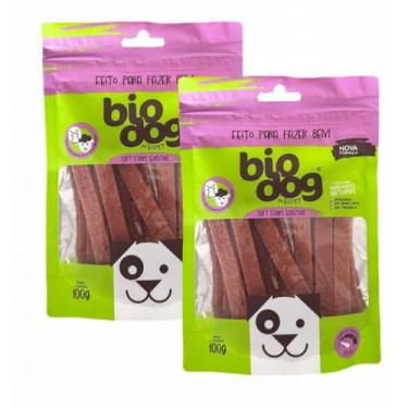 Imagem de 2x Petisco Bio Dog- Sensitive - Cordeiro com Pato- 100g - BioDog