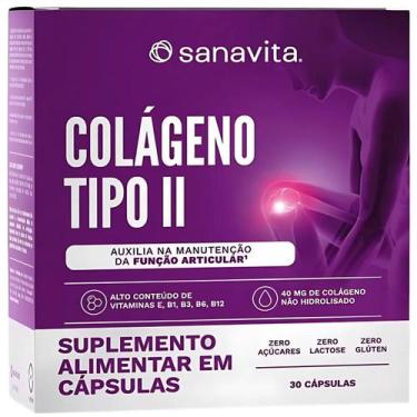 Imagem de Colágeno tipo 2 UC ll p/ Articulações SANAVITA - c/ vitaminas C , E e 