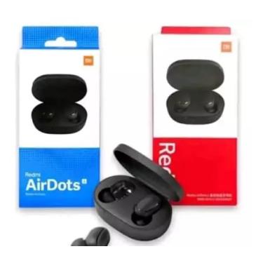 Imagem de Fone de Ouvido Sem Fio AirDots, 2 Bluetooth TWS 5.0, Som Imersivo, Design Ergonômico, Ideal para o dia a dia e Academia (Preto)