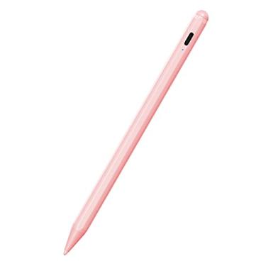 Imagem de Caneta Stylus para iPad de 6ª a 11ª geração - 2 x lápis ativo de carga rápida, compatível com Apple iPad Pro 27.9 cm/32.8 cm/M4, iPad Air 3/4/5/M2/M3, iPad mini 5/6 geração - rosa