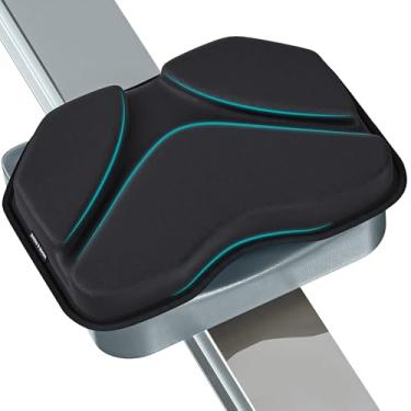 Imagem de Rowing Machine Seat Cushion Compatible with Concept 2 Rowing Machine- Row Machine Rower Pad Compatible with Concept 2 Rower, Hydrow Rower, Concept2 Rowerg - Gel Seat Pad Rowing Machine Accessories