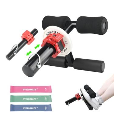 Imagem de EVERYMATE Tib Bar, treinador de tibial, barra tibial, equipamento de joelhos sobre os dedos dos pés para fortalecer panturrilhas/canelas/tornozelos, serve para placas de peso olímpico de 2,5 cm ou 5