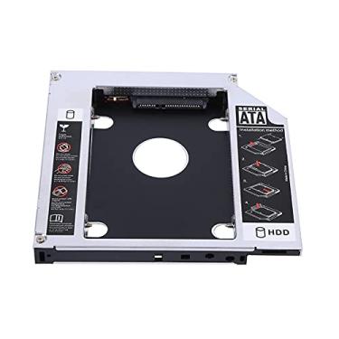 Imagem de Adaptador de Disco Rígido de Gabinete SATA HDD / SSD de 12,7 Mm Bay Caddy, Seleção de Inicialização de Instalação do Segundo Operacional, para Laptop Com DVD-ROM de 12,7 Mm de