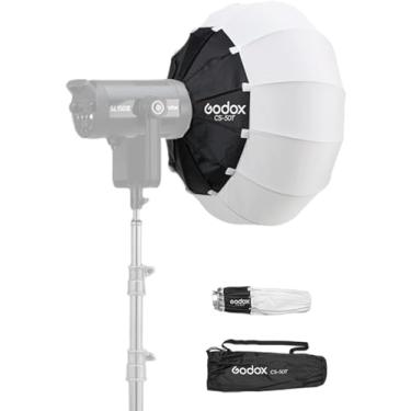 Imagem de Godox CS-50T Lanterna de liberação rápida de 50 cm/19,6 pol. Softbox profissional dobrável com suporte Bowen padrão para fotografia de estúdio de fotografia (Softbox de 50 cm)