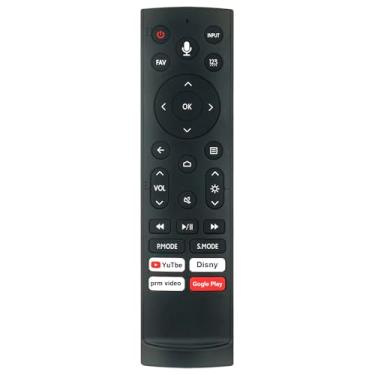 Imagem de Controle remoto de voz de substituição ERF3AA90H para Smart TV Android Hisense 4K PX1-PRO