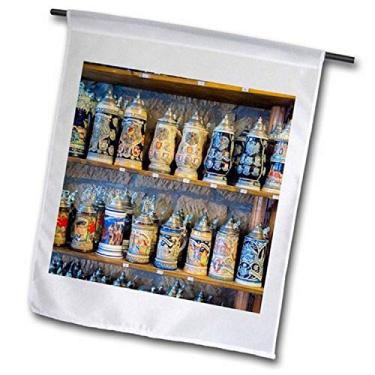 Imagem de 3dRose fl_137124_2 Bandeira de jardim Alemanha Baden-Wurttemberg, Rothenberg, cerveja Stein Eu10 Jen0307, 45,72 x 68,56 cm