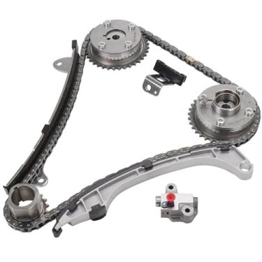 Imagem de Ensun Kit de roda dentada VVT da corrente de distribuição da árvore de cames compatível com modelos selecionados Toyota/Scion - Camry Highlander RAV4 Sienna Venza xD 2,5L 2,7L | Conjunto de 8