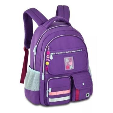 Imagem de Mochila de Costas Oficial Luluca Notebook - LU24600, Roxo