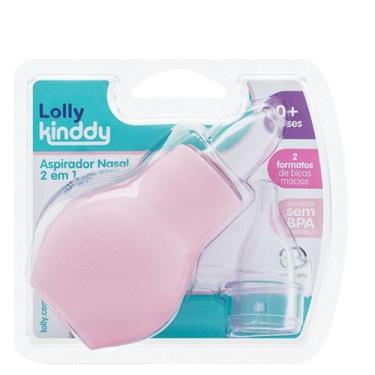 Imagem de Aspirador Nasal 2 em 1 Rosa 7170-01 - Lolly Kinddy