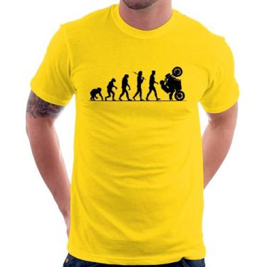 Imagem de Camiseta Evolução do Grau XJ6 - Foca na Moda, Amarelo, GG