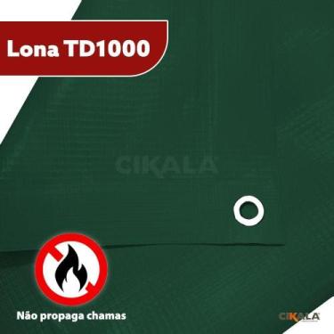 Imagem de Lona TD1000 Verde 7x3 Metros Blackout 500 Micras - Cikala