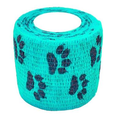 Imagem de Bandagem 5cm x 4,5mt - Patinhas Turquesa - Limed Mogi
