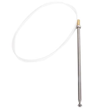 Imagem de Antena de Rádio do Carro 1408270001 Substituição de Aço Inoxidável para Forte Recepção de Sinal para Benz W140 W124 W202 W210 R129 1992-2002