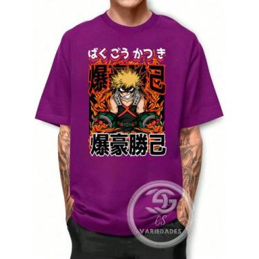 Imagem de Camiseta Boku no Hero Anime Mangá Camiseta  Anime  100% Algodão Malha 