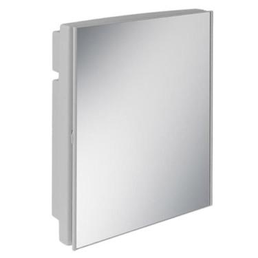 Imagem de Armário Plástico Versátil banheiro com espelho - Astra, Cinza claro