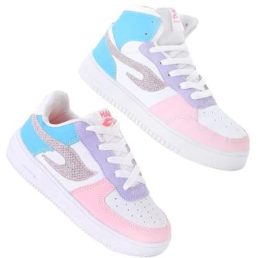 Imagem de Kit Com Dois Pares De Tenis Infantil Menino e Menina Volta as Aulas Hart Star (BOTINHA MULTICOLORIDA PASTEL + TENIS MULTICOLORIDO PASTEL, BR, Criança de 9 a 12 anos, Numérico, 29)
