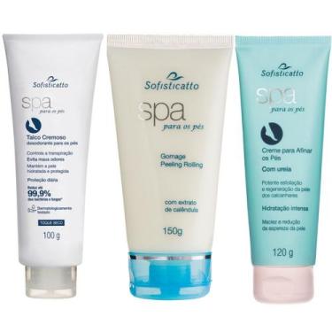 Imagem de Creme Hidrata Ureia Esfoliante Desodorante Evita Chule Kit 3 - Sofisti