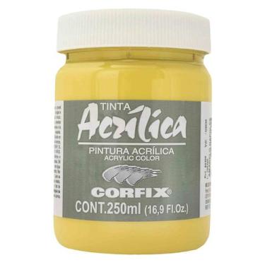 Imagem de Tinta Acrílica Corfix Amarelo Napole 047 G1 250ml , 047 - AMARELO NAPO