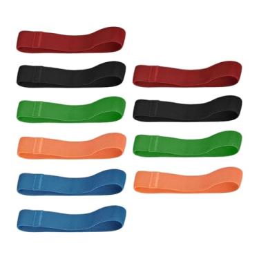 Imagem de YWJLQH 10x Bento Box Straps Elastic Bands Lunch Box Fixing Bands Bento Box Belts para acampar