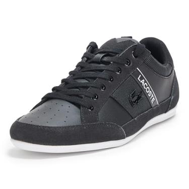Imagem de Lacoste Tênis masculino Chaymon, Preto e branco, 44