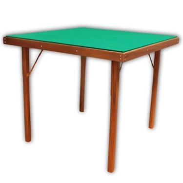 Imagem de Mesa Poker Truco Carteado Baralho Cartas Quadrada Dobrável