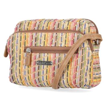 Imagem de MultiSac Mini bolsa transversal dinâmica feminina, Palha múltipla, One Size