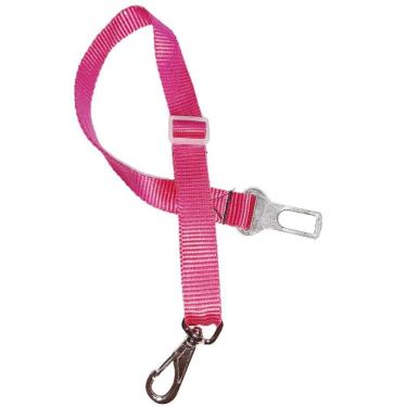 Imagem de Cinto De Segurança Para Pets Colorido - Rosa