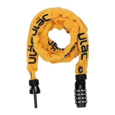 Imagem de ULAC 52ND Street Neo Cadeado de Corrente Combinado, Combinação de 4 Dígitos Anti-Roubo Bloqueio de Bicicleta (Bumblebee)