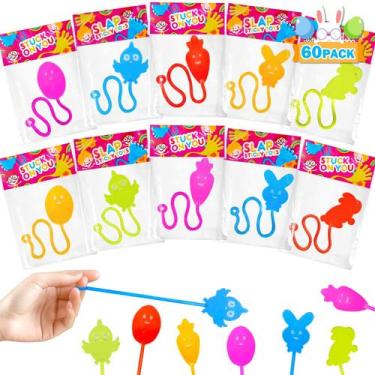 Imagem de Easter Eggs Basket Stuffers Party Favors, pacote com 60 Kannove
