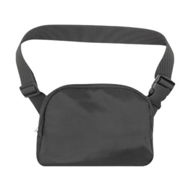 Imagem de Fiocias Bolsa de telefone em execução bolsa crossbody saco multifuncional para mulheres pequenas bolsas de bunda, Preto