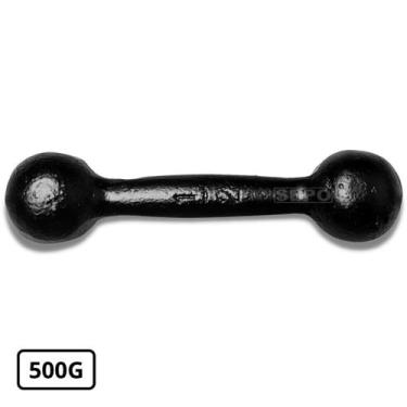 Imagem de Halter Redondo de Ferro Fundido Pintado 500g Preto - SEPO