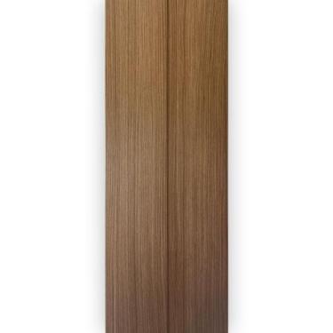 Imagem de Painel Ripado WPC Interno Lambri Liso Cor: Nogueira 290cm x 19,8cm (0.