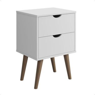 Imagem de Mesa De Cabeceira Estilo Retrô Pés Palito Madri - Cores Diversas - pra