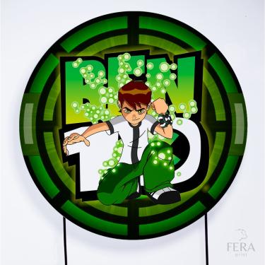 Imagem de Painel Decorativo para Festa 1,50x1,50 metros Vesti Fácil com Elástico Ben 10 - Fera Print