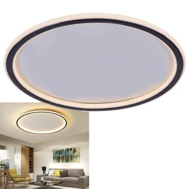 Imagem de Luminaria Paflon Led Redondo 3 Em 1 Iluminaçao Teto Decoraçao Sala De Estar Quarto Casa Loja