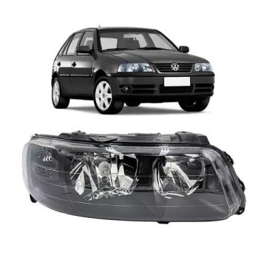 Imagem de Farol Saveiro G3 Gol Parati Duplo 99 A 2005 Máscara Negra - Cambuci