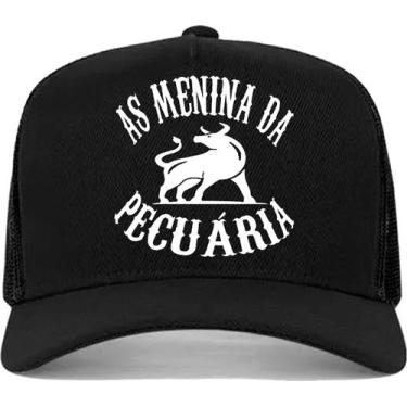 Imagem de Boné trucker aba curva feminino as menina da pecuária boi - Dog's, Pre