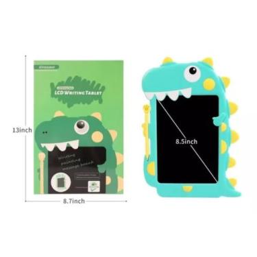 Imagem de Tablet Lousa Mágica Para Crianças LCD Digital Dinossauro - Sem Marca