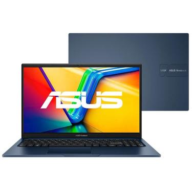 Imagem de Notebook ASUS VivoBook 15, Intel Core i5, 8GB, 512GB SSD, W11 Home, 15.6`` FHD, Quiet Blue - X1504VA-NJ1743W
